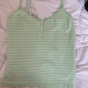 Wild Fable Light Green Striped Camisole